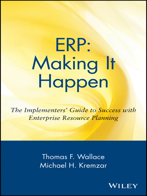 Title details for ERP by Thomas F. Wallace - Available